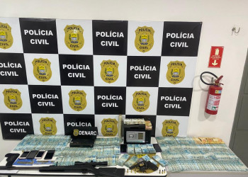 Polícia Civil do Piauí apreende R$ 171 mil durante operação na zona Sul de Teresina