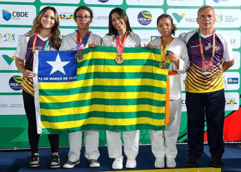 Equipe feminina de taekwondo do Piauí alcança melhor resultado em toda história dos JEBs