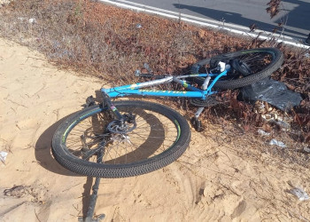 Em Parnaíba, ciclista morre após ser atropelado por carro; motorista fugiu sem prestar socorro