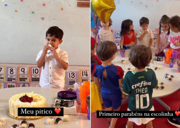 Filho de Marília Mendonça ganha a primeira festa de aniversário na escola
