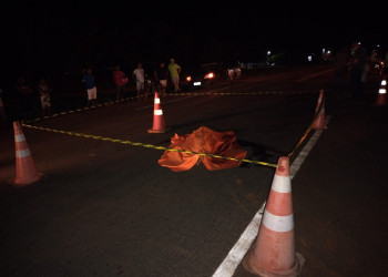 Pedestre morre após ser atropelado no Piauí; condutor fugiu sem prestar socorro