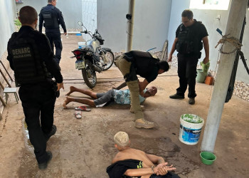PM e suspeitos de tráfico de drogas são presos durante operação no Piauí