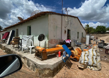 Famílias ficam ilhadas após rompimento de açude em Assunção do Piauí; vídeo