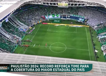 Paulistão na RECORD começa no próximo domingo (21), com Corinthians x Guarani