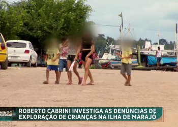 Roberto Cabrini investiga as denúncias de exploração de crianças na Ilha de Marajó
