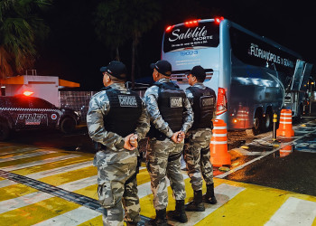 Polícia Militar monta esquema de segurança para partida da Copa do Brasil em Teresina