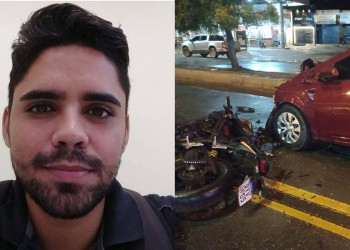 Motociclista morre após colidir com carro e ser arremessado no Piauí