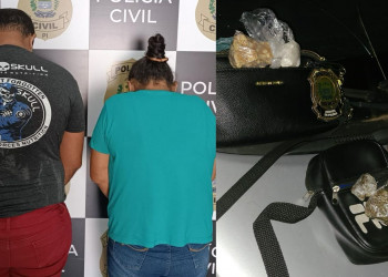 Tia e sobrinho são presos após desembarcar de ônibus com drogas no Piauí
