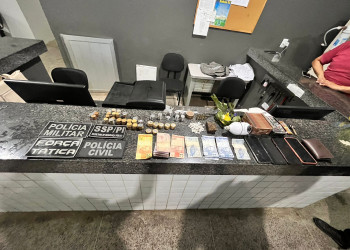 Operação integrada prende suspeito de tráfico, apreende drogas e recupera veículos no Piauí
