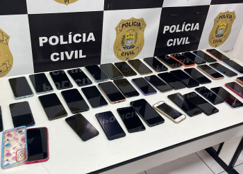 Polícia Civil recupera mais de 40 celulares furtados em abordagem a ônibus interestadual em Teresina