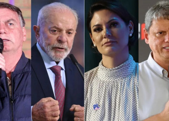 Apex/Futura: Lula empata com Tarcísio, Michelle e Bolsonaro no 1º turno e perde para todos no 2º