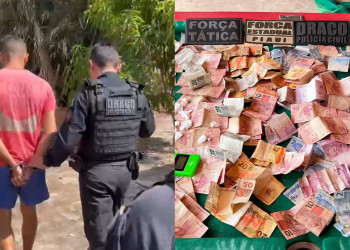 Operação policial no interior do Piauí prende suspeitos e apreende drogas e grande quantia em dinheiro