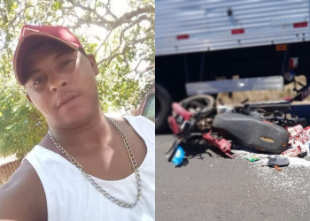 Motociclista morre após colidir na traseira de caminhão baú no interior do Piauí