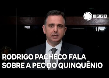 Rodrigo Pacheco fala sobre a PEC do Quinquênio