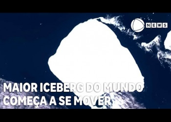 Maior iceberg do mundo começa a se mover após 30 anos