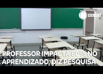 Qualidade do professor impacta 60% o aprendizado do aluno, aponta pesquisa