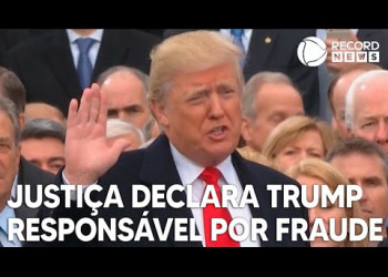 Justiça de Nova York declara Trump responsável por fraude