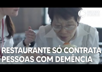 Restaurante usa garçons com demência para conscientização