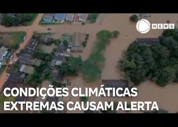 8 estados brasileiros estão em alerta por condições climáticas extremas