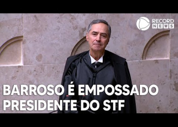 Luís Roberto Barroso é empossado presidente do STF