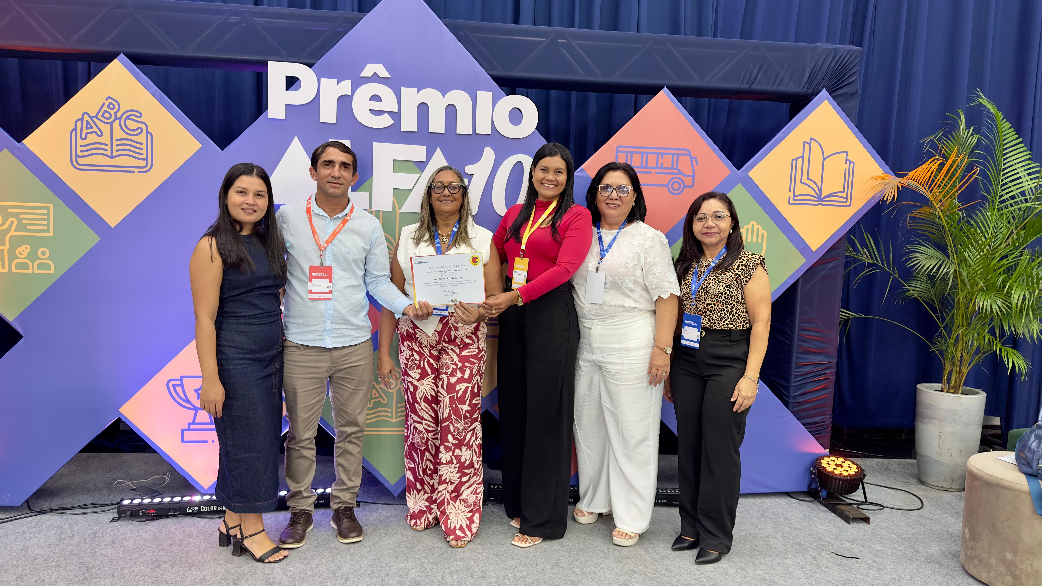 Escola Municipal de São Pedro do Piauí é Destaque na 4ª Edição do Prêmio Alfa 10