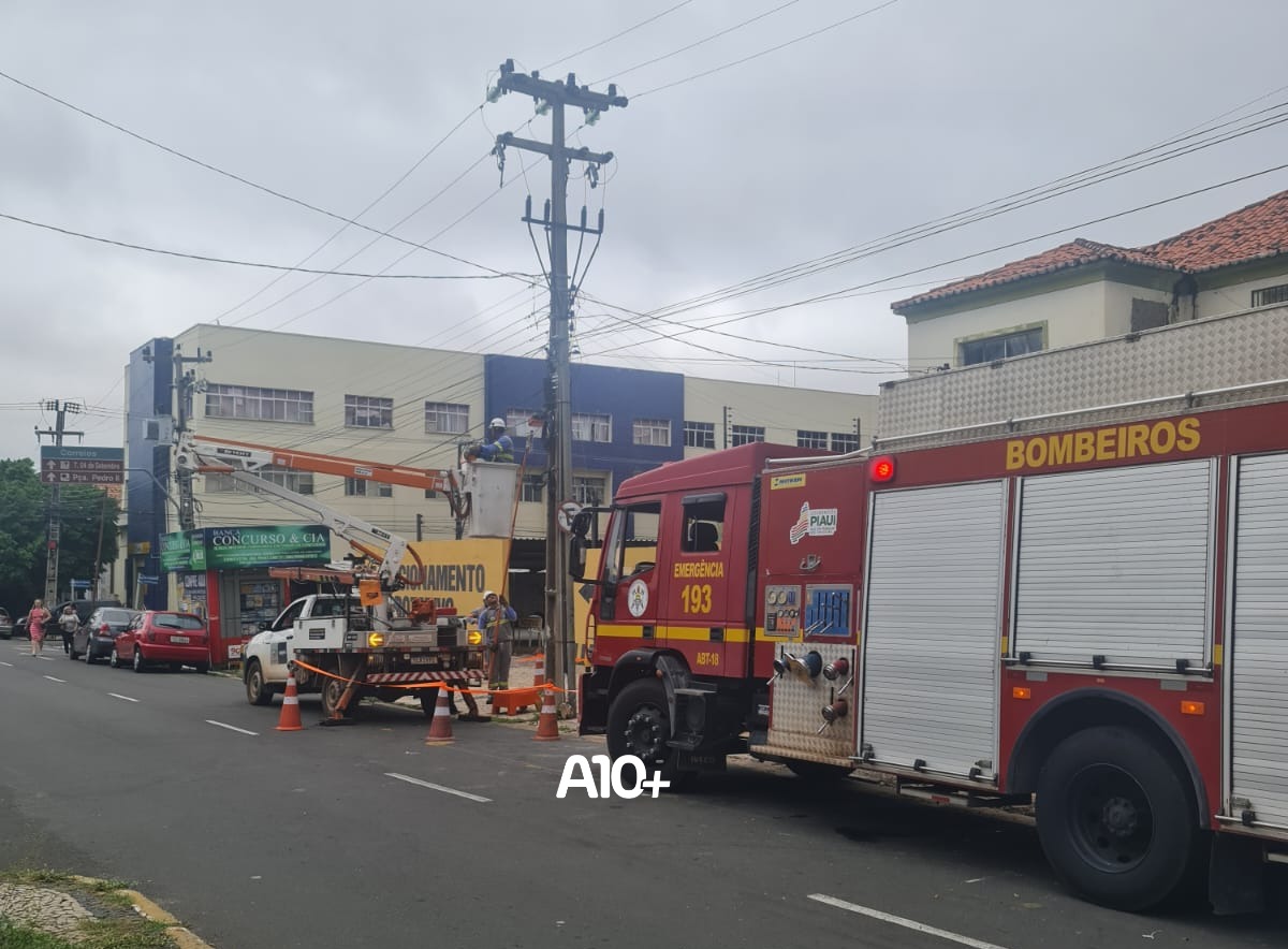 Eletricista sofre queimaduras após princípio de incêndio em prédio do Governo do Piauí