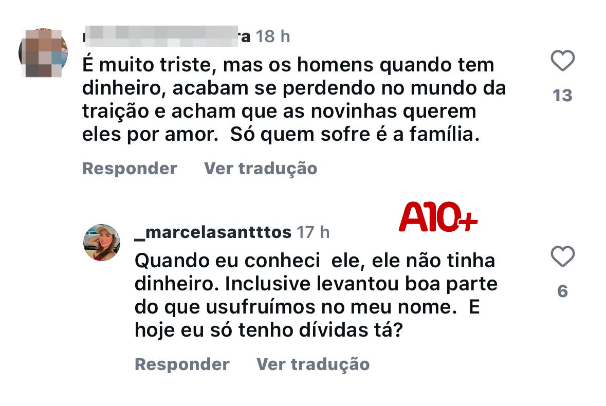 Marcella Santos se posicionou pelas redes sociais