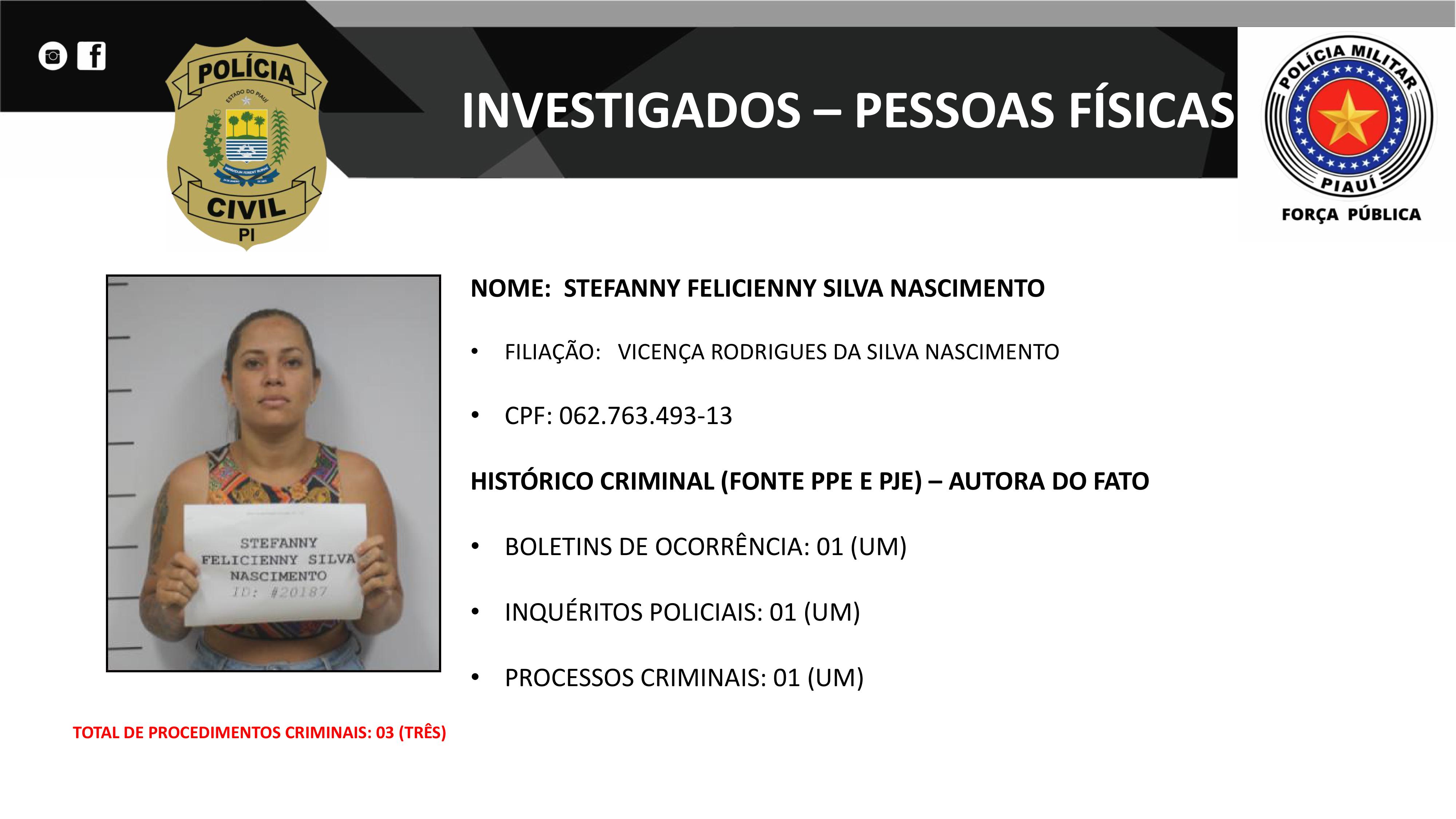 Organograma divulgado pela Polícia Civil do Piauí