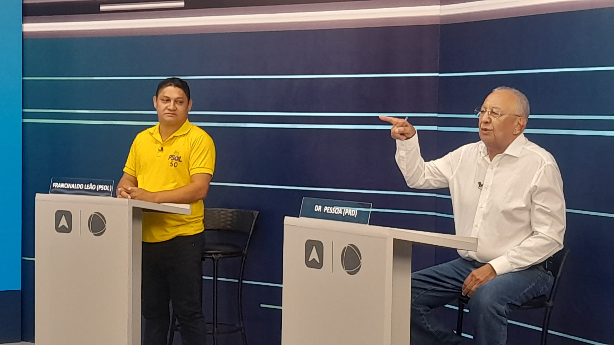 Confira os bastidores do debate entre os candidatos à prefeitura de Teresina na TV Antena 10; FOTOS!