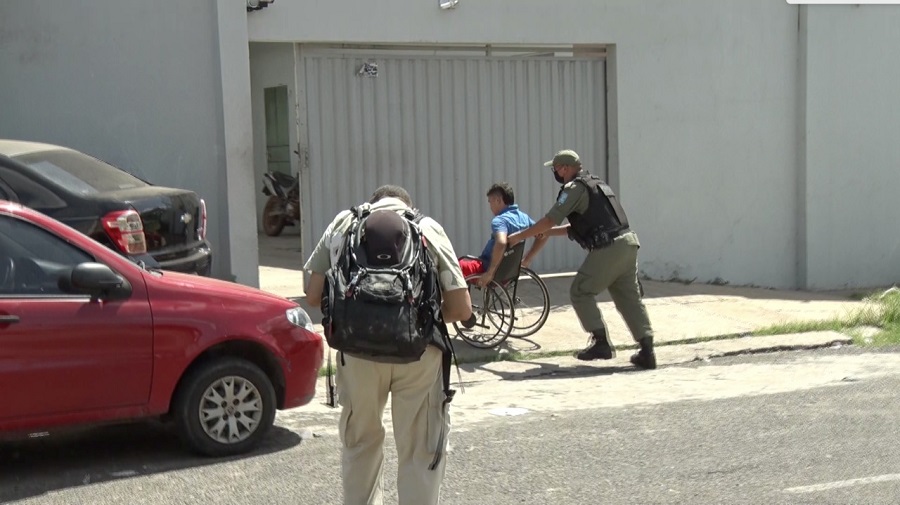 Cadeirante faccionado é preso pela polícia na zona Norte de Teresina