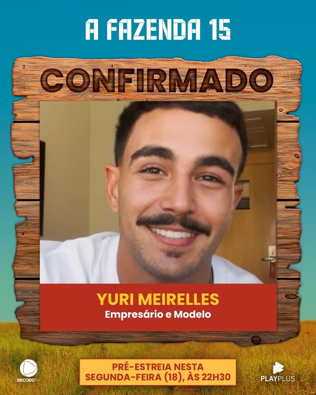 Quem é Yuri Meirelles, participante de 'A Fazenda 2023′? - Estadão