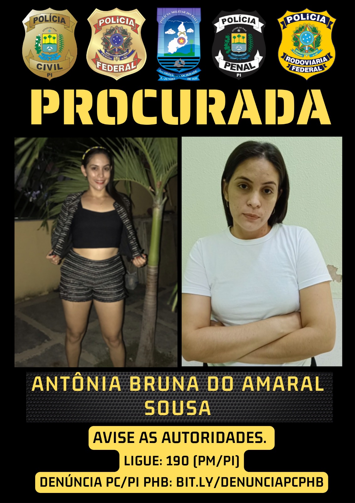 Polícia divulga fotos da ‘família Amaral’, faccionados do CV foragidos e alvos de operação no Piauí
