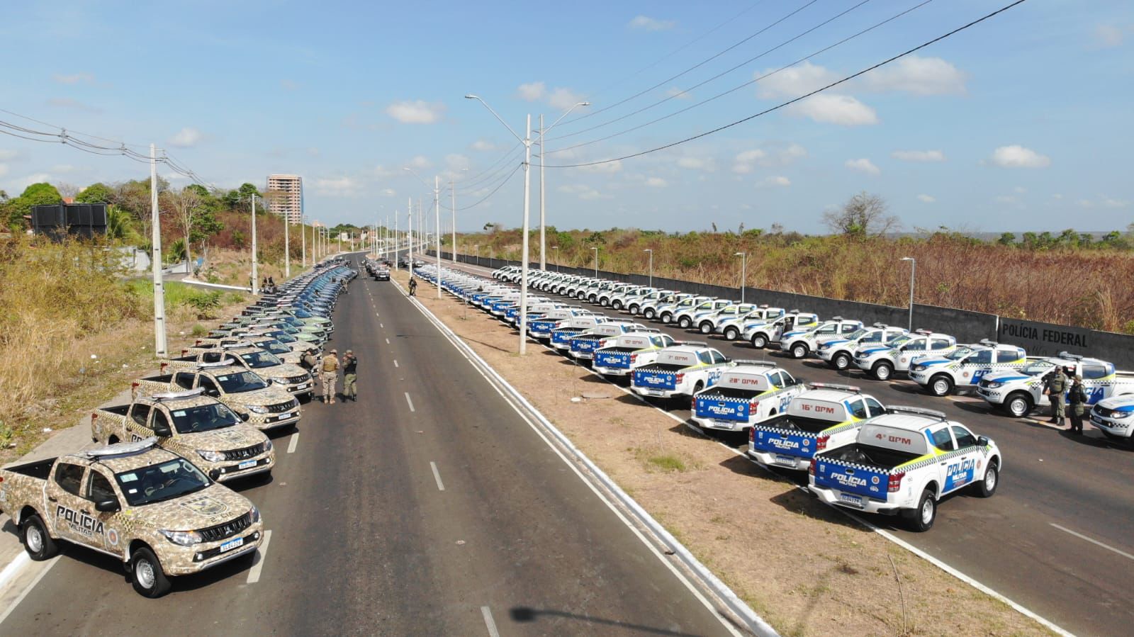Polícia Militar receberá 200 novas viaturas pick-ups na próxima quinta-feira (12)