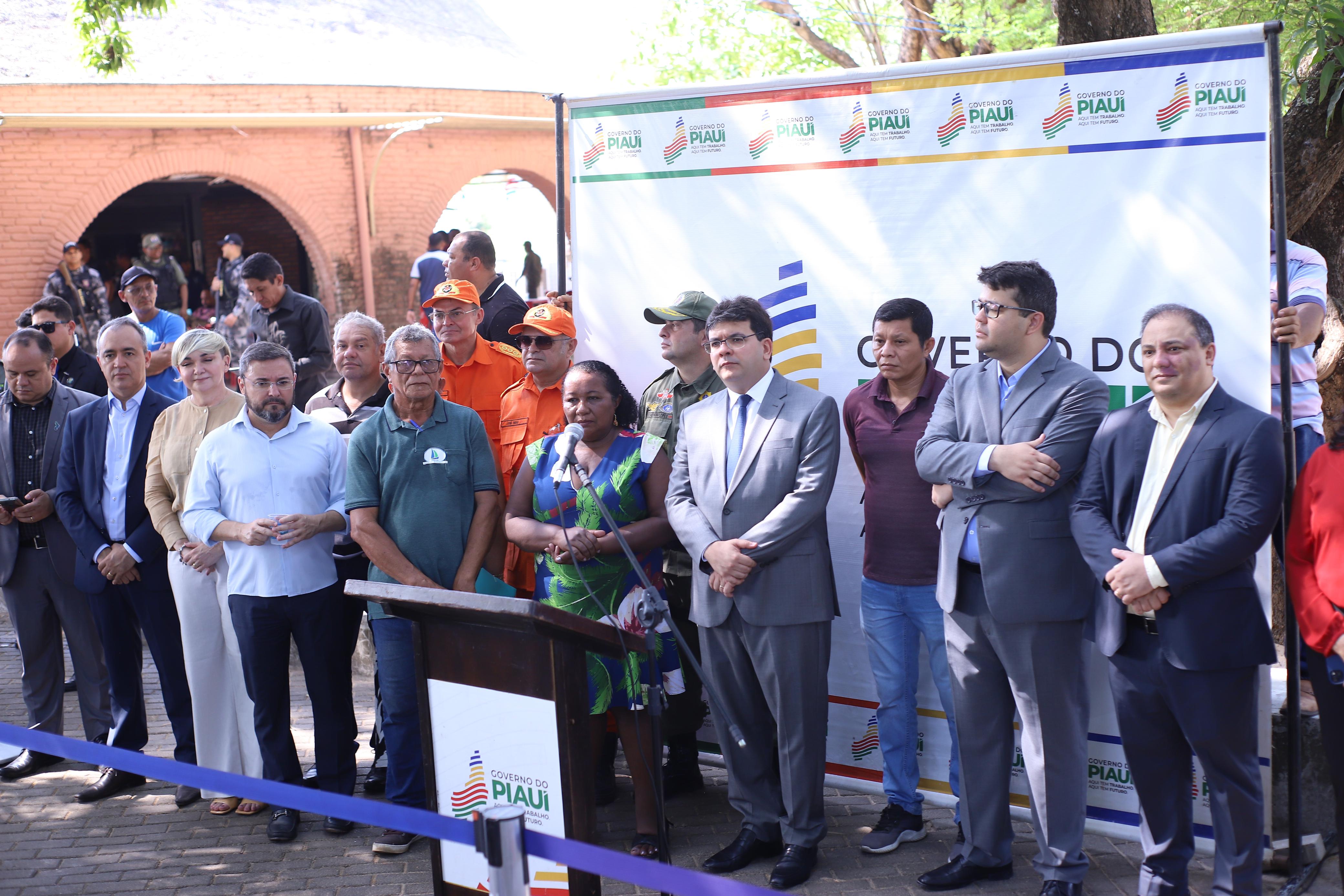 Solenidade de inauguração da Unidade Integrada da Segurança Pública Encontro dos Rios