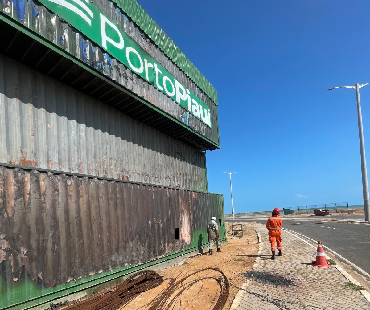 Novo incêndio atinge estrutura do Porto de Luís Correia no Piauí