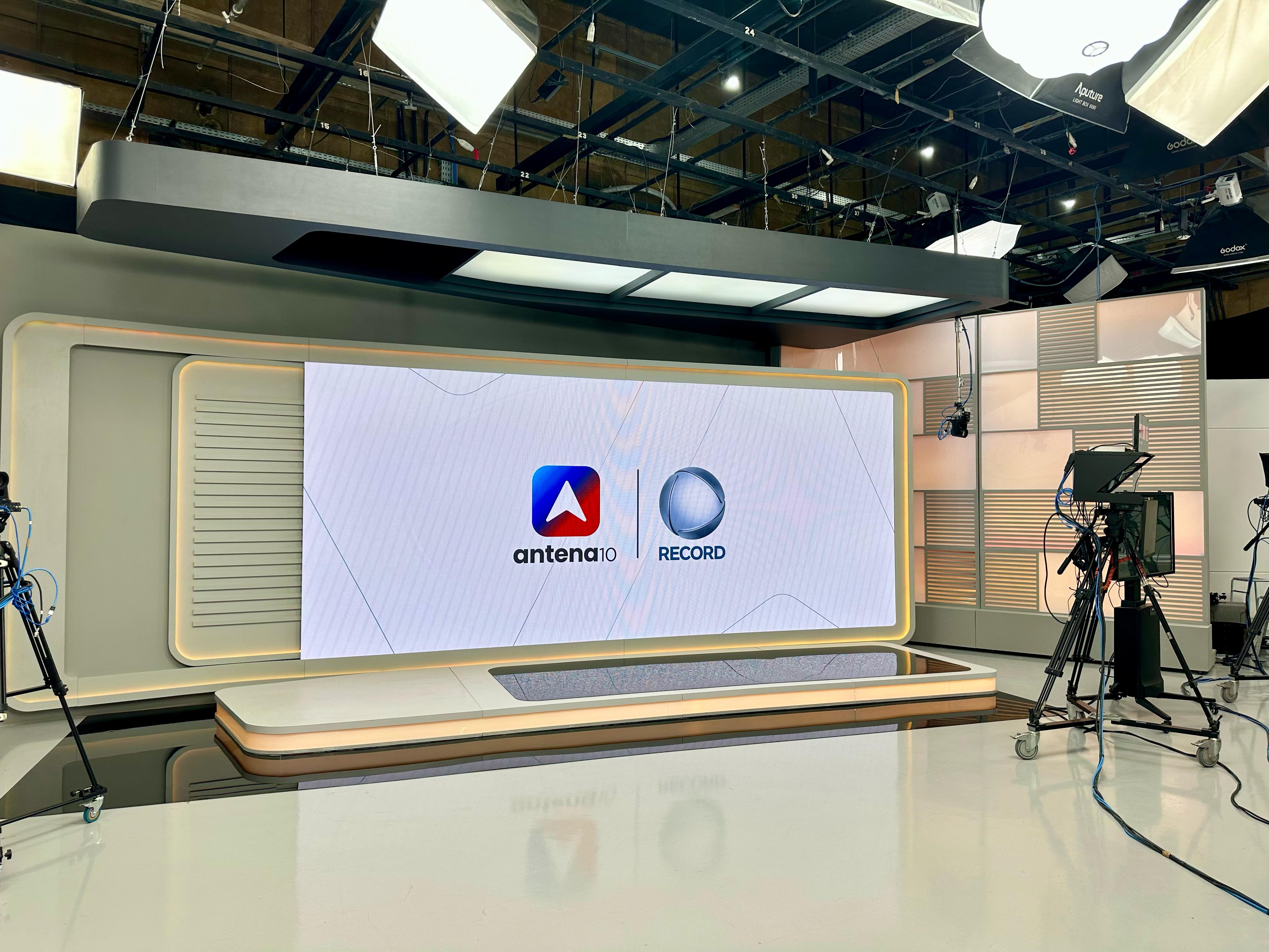 TV Antena 10 estreia novos cenários nesta segunda (07)