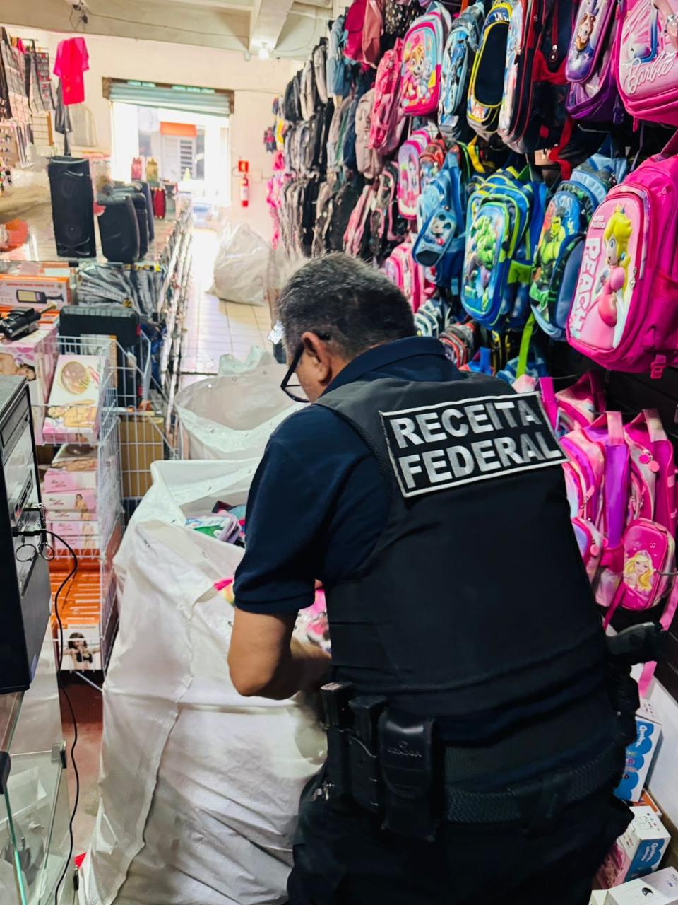 Receita Federal deflagra operação no combate à pirataria, contrabando e ao descaminho no Centro de Parnaíba