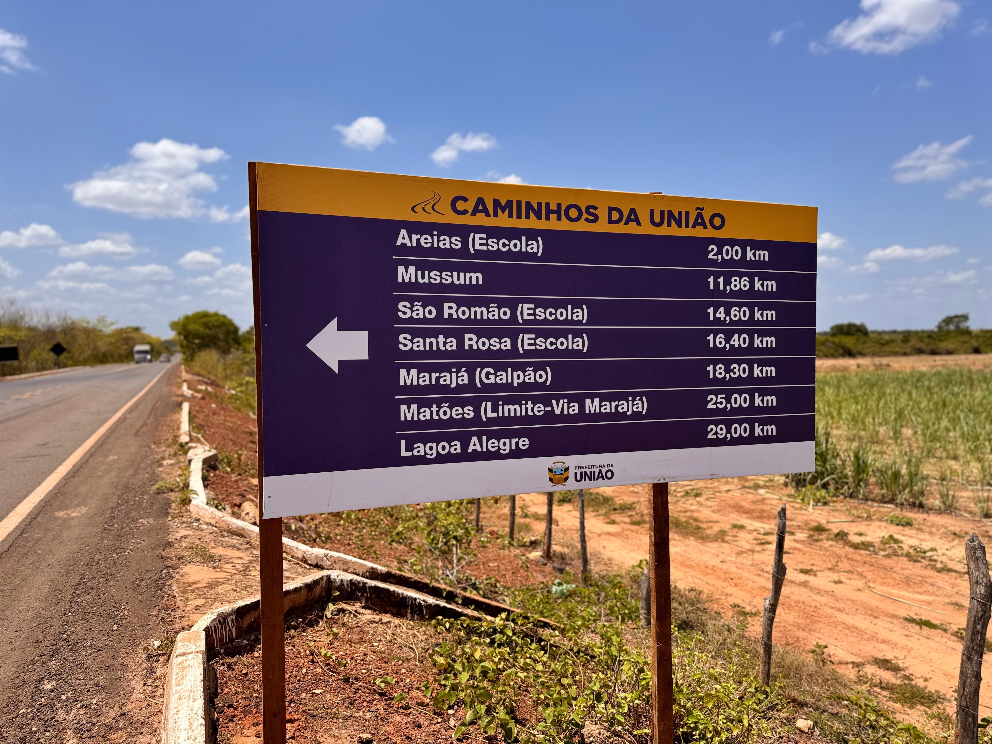 Prefeitura de União entrega 2,74 km de asfalto entre o Enxu e as Cajazeiras