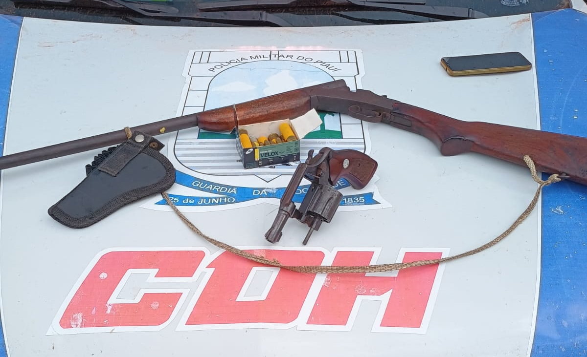 Operação no Cerrado piauiense desarticula milícia privada e prende homem armado