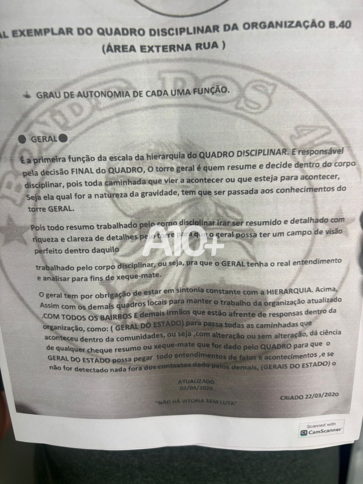 Manual do Bonde dos 40