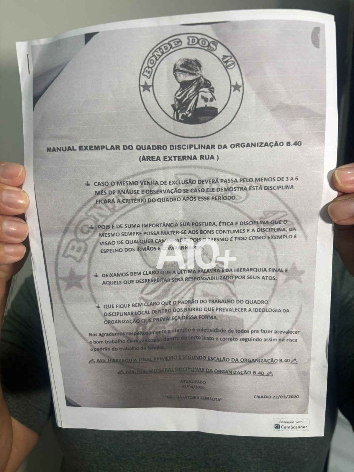 Manual do Bonde dos 40