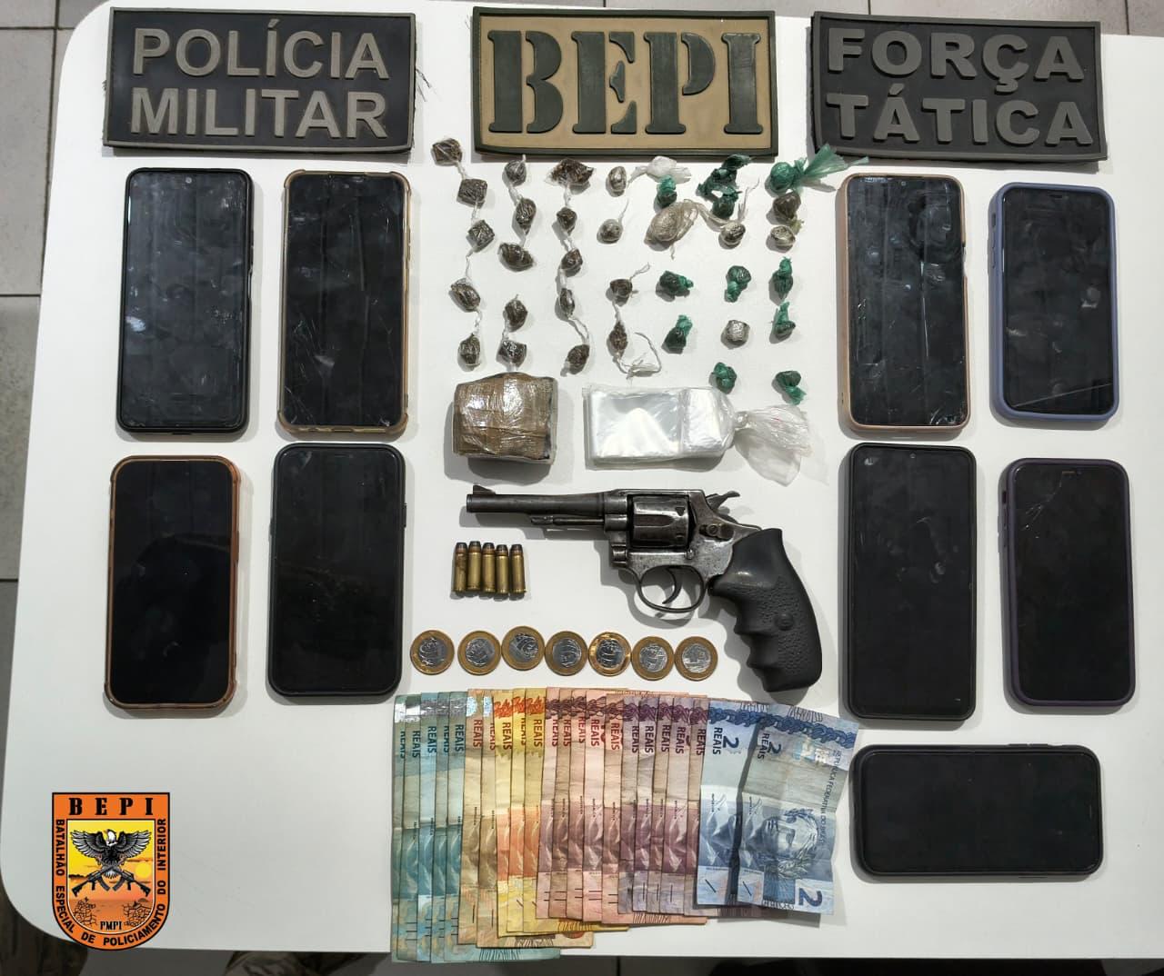 Baile de reggae é alvo da PM e resulta em prisão, apreensão de arma e drogas no Norte do Piauí