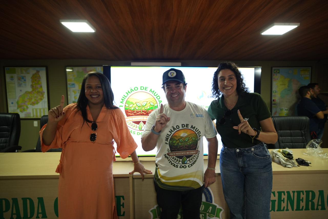 Instituto Ibramar e Fazenda Chapada Grande plantam muda simbólica que marca 1 milhão de árvores em ação de recuperação ambiental