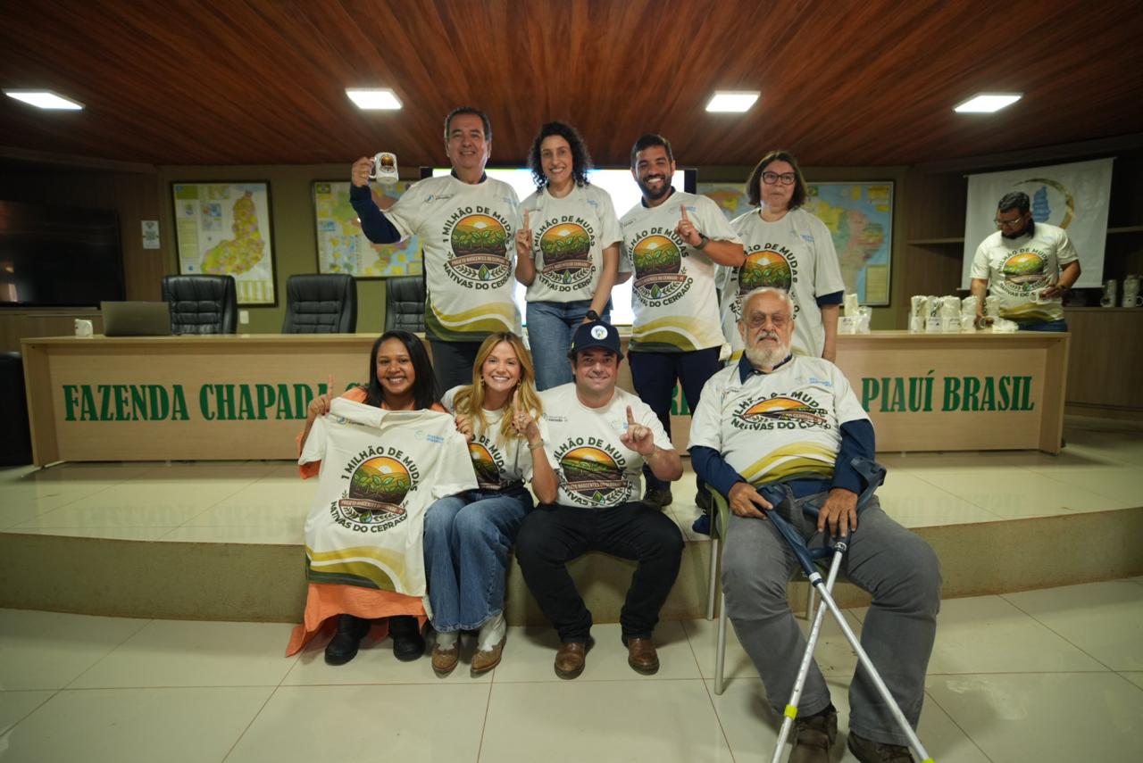 Instituto Ibramar e Fazenda Chapada Grande plantam muda simbólica que marca 1 milhão de árvores em ação de recuperação ambiental