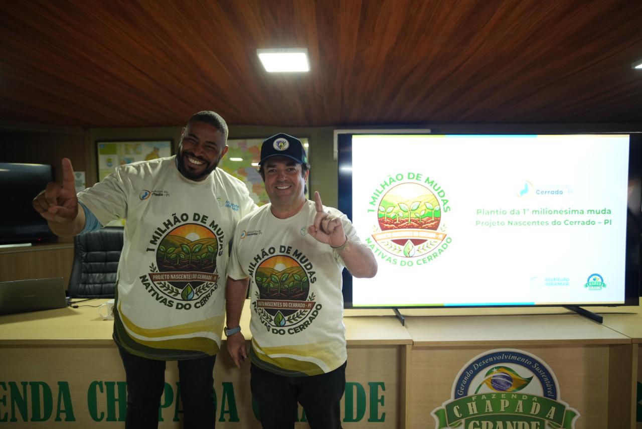 Instituto Ibramar e Fazenda Chapada Grande plantam muda simbólica que marca 1 milhão de árvores em ação de recuperação ambiental