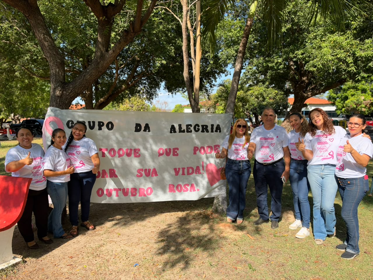 Prefeitura de Pau d’Arco realiza Caminhada pela Vida em alusão ao Outubro Rosa