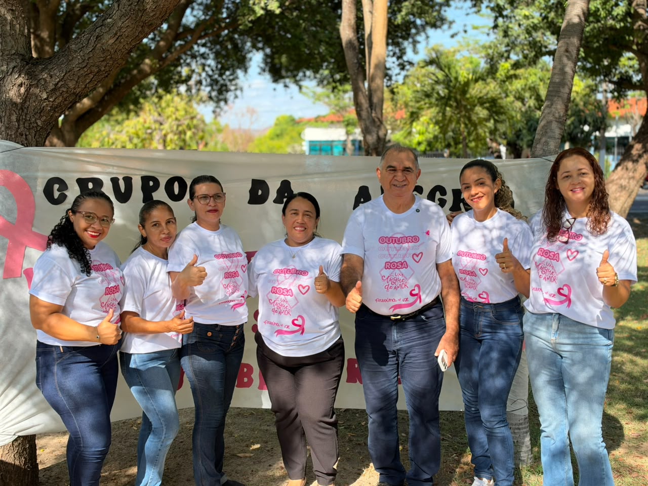 Prefeitura de Pau d’Arco realiza Caminhada pela Vida em alusão ao Outubro Rosa